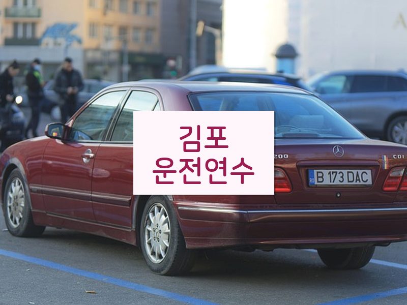 김포운전연수 후기