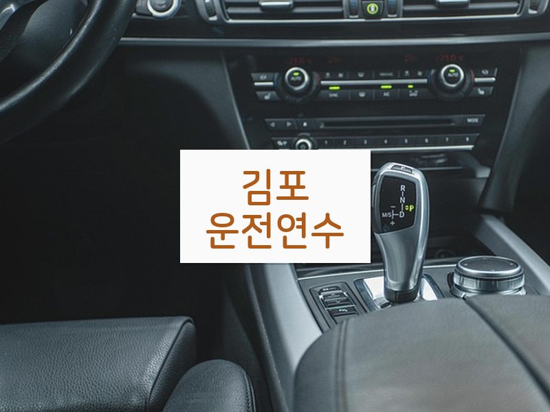 김포운전연수 후기