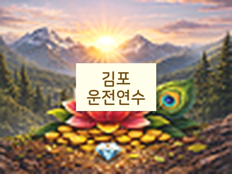 김포운전연수 후기