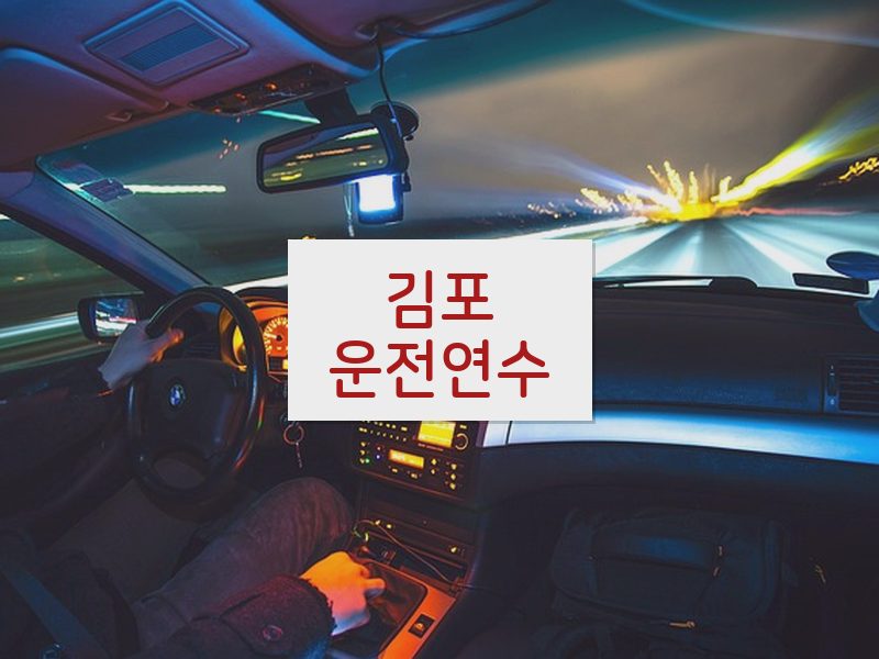김포운전연수 후기