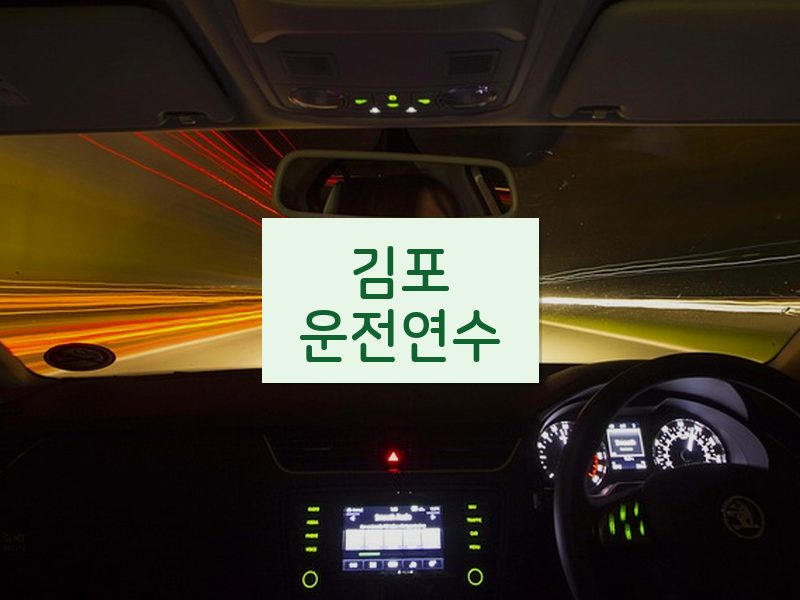 김포운전연수 후기