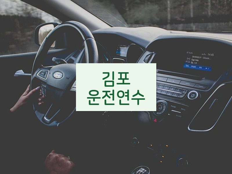 김포운전연수 후기