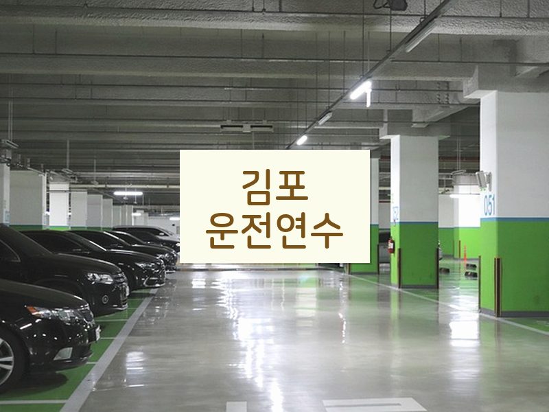 김포운전연수 후기