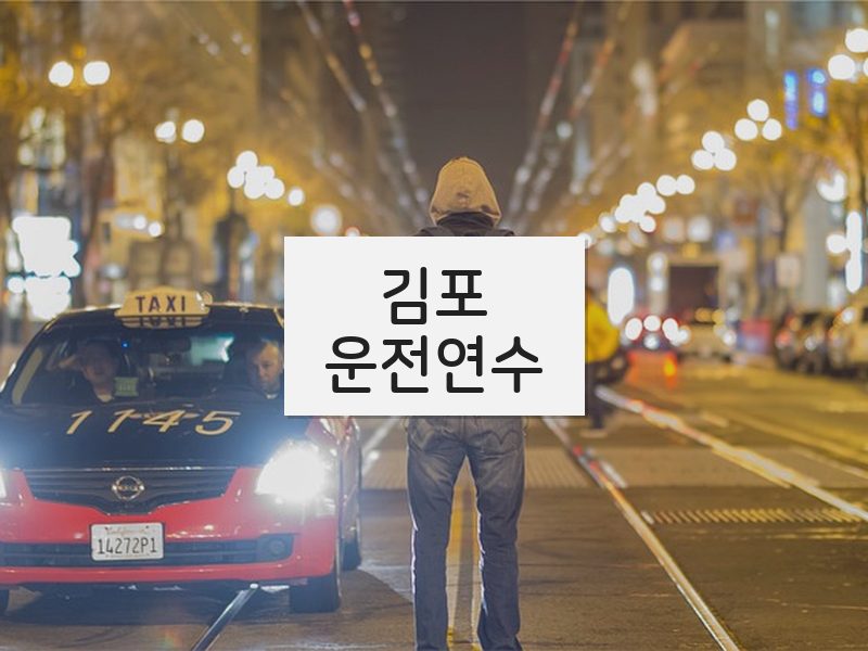 김포운전연수 후기