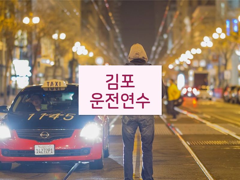 김포운전연수 후기