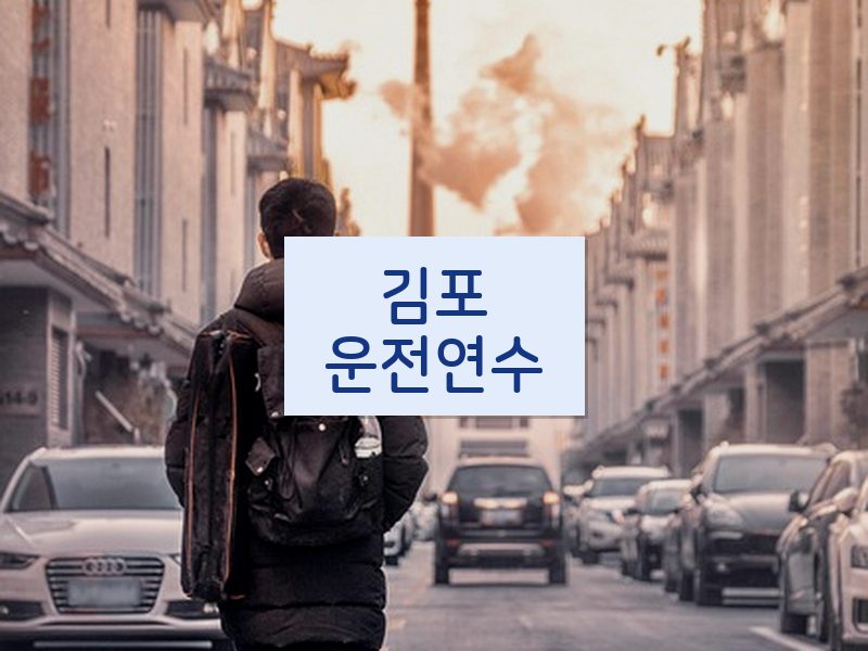 김포운전연수 후기