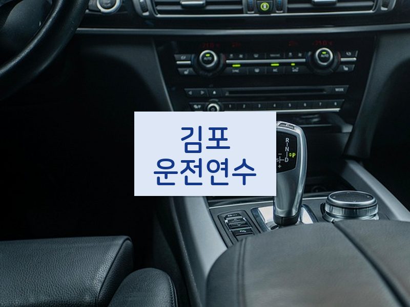 김포운전연수 후기