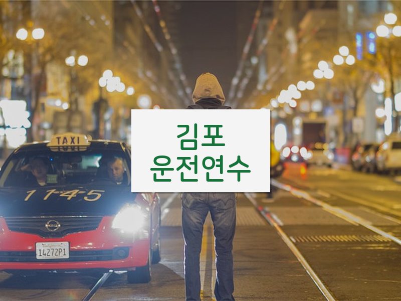 김포운전연수 후기