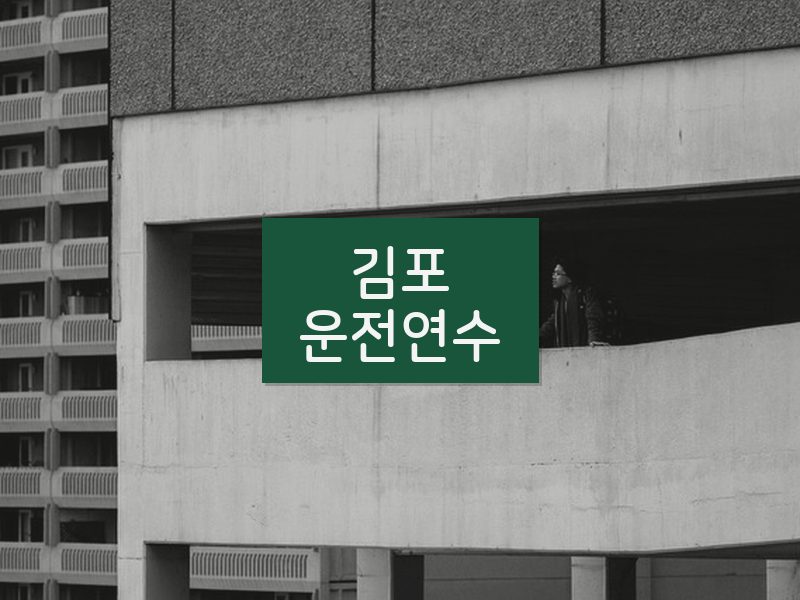 김포운전연수 후기