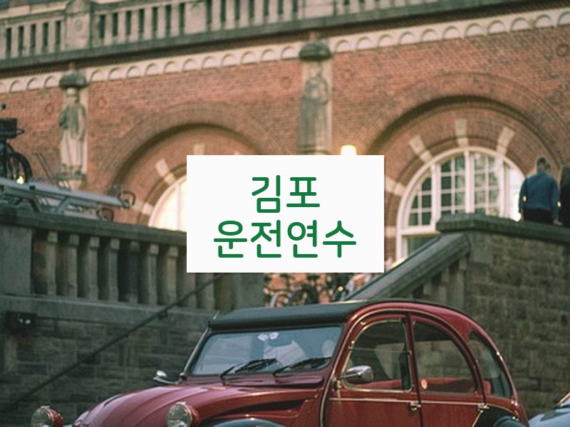 김포운전연수 후기