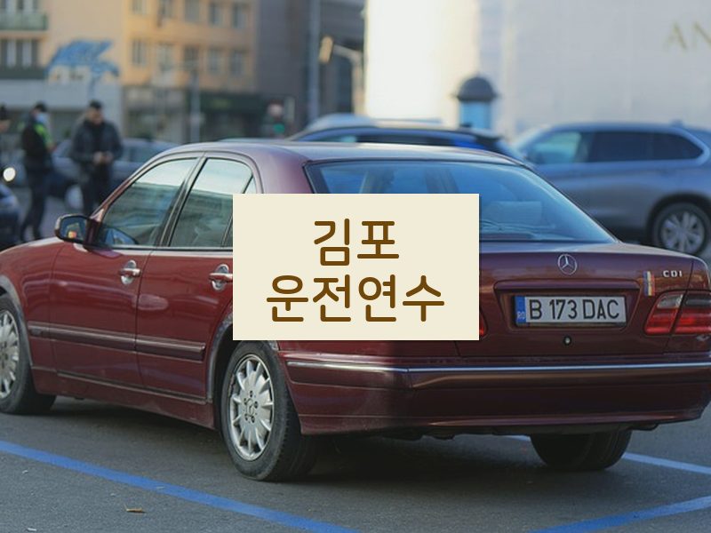 김포운전연수 후기