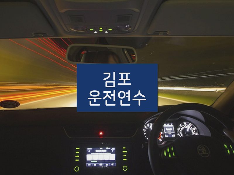 김포운전연수 후기