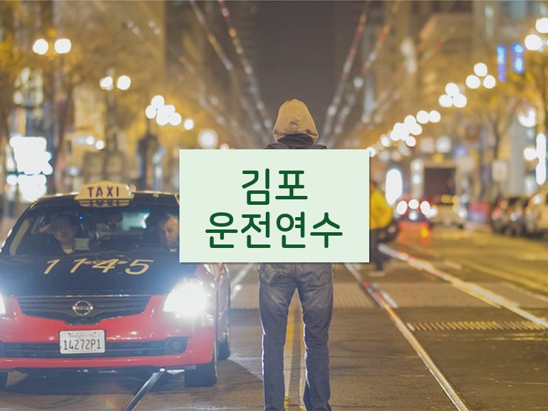 김포운전연수 후기