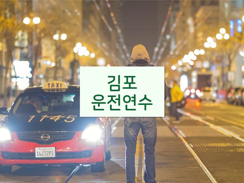 김포운전연수 후기