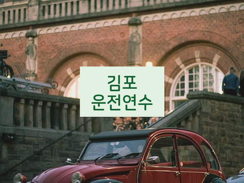 김포운전연수 후기
