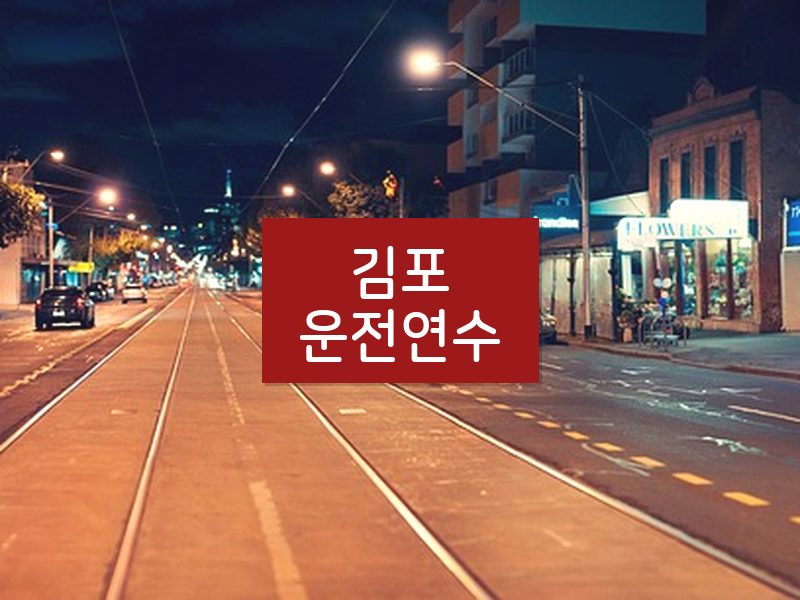 김포운전연수 후기
