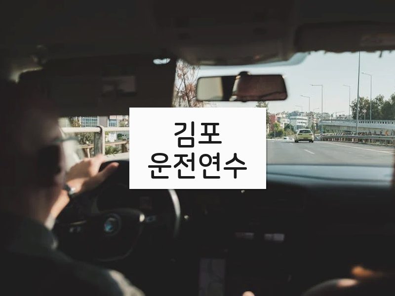 김포운전연수 후기
