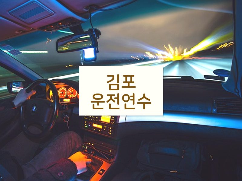 김포운전연수 후기