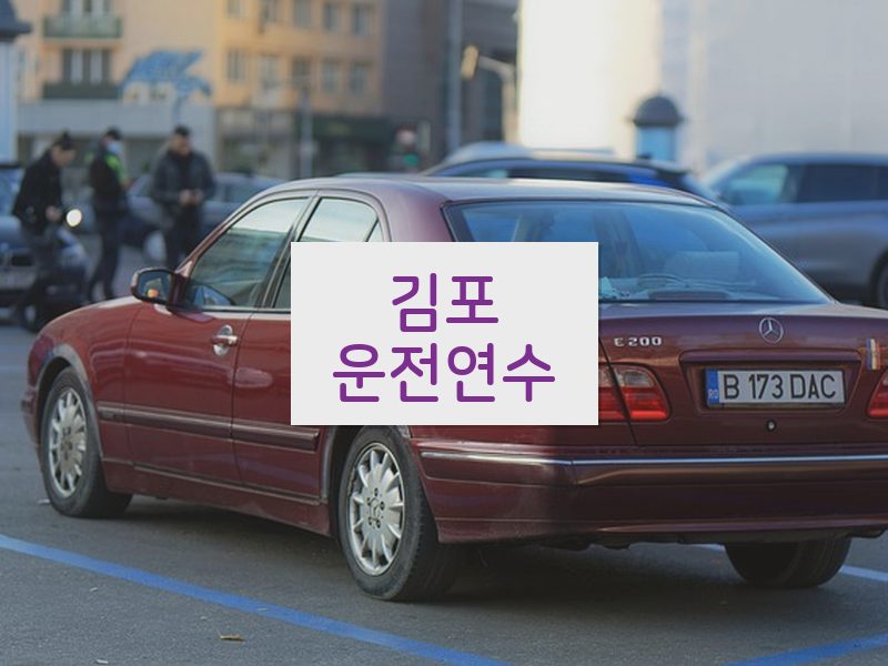 김포운전연수 후기