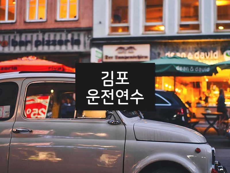 김포운전연수 후기