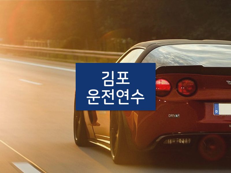 김포운전연수 후기