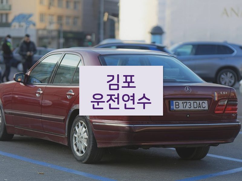 김포운전연수 후기