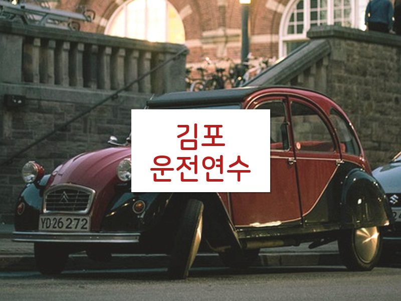 김포운전연수 후기