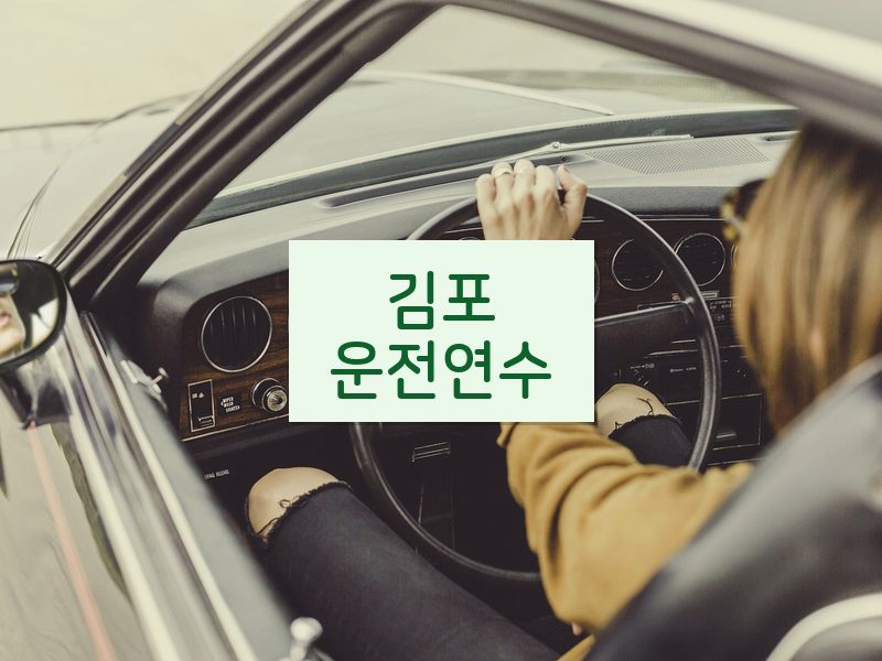 김포운전연수 후기