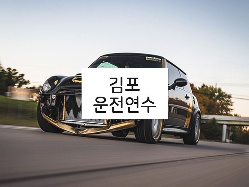 김포운전연수 후기