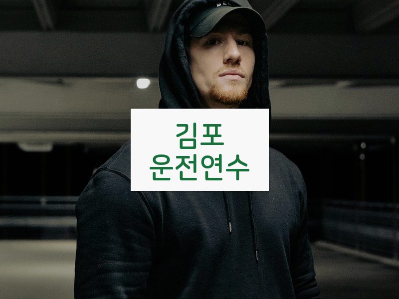 김포운전연수 후기