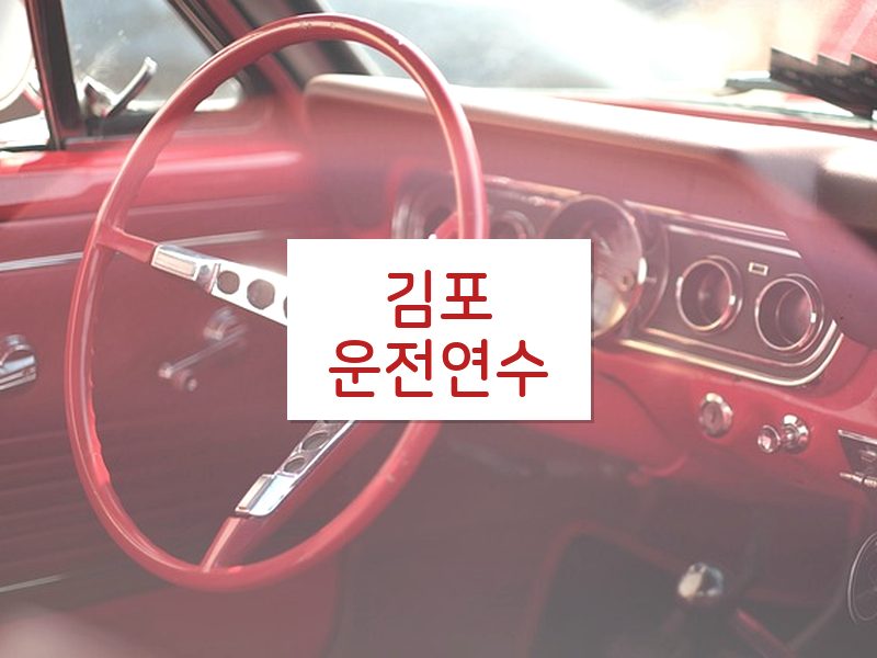 김포운전연수 후기