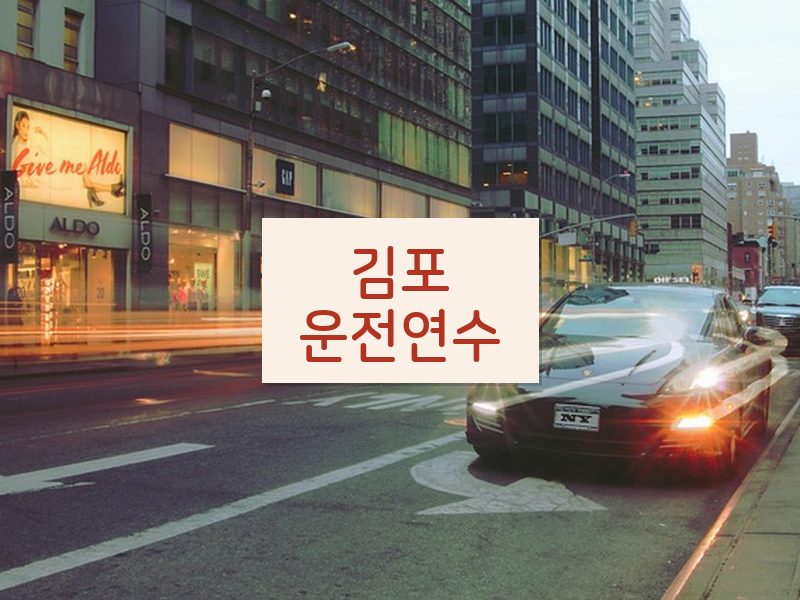 김포운전연수 후기