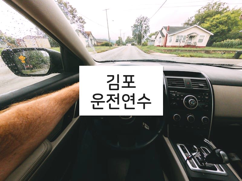 김포운전연수 후기