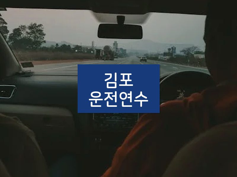 김포운전연수 후기
