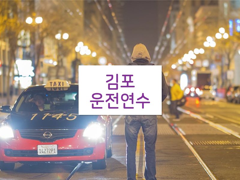 김포운전연수 후기