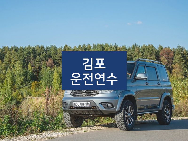 김포운전연수 후기
