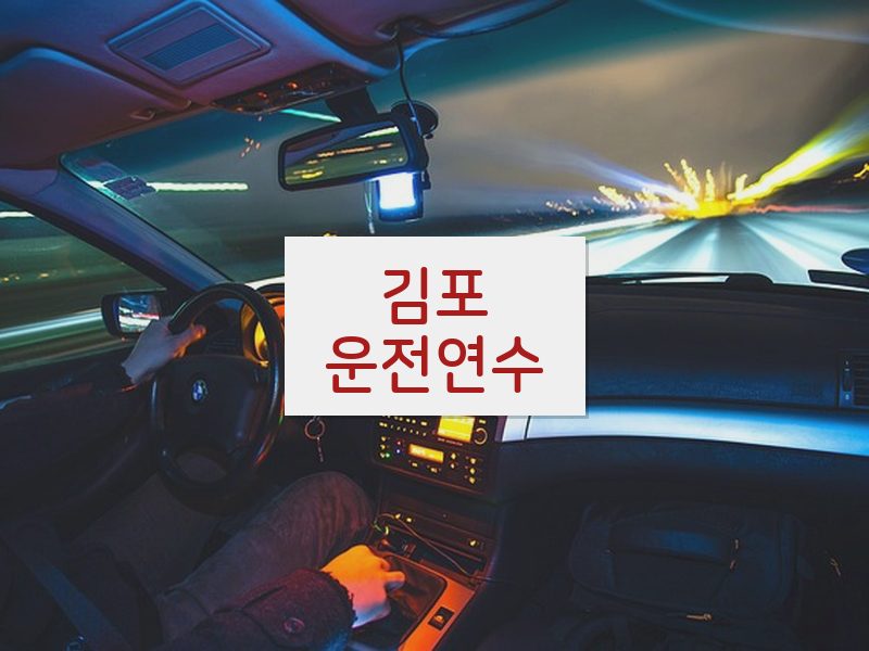 김포운전연수 후기
