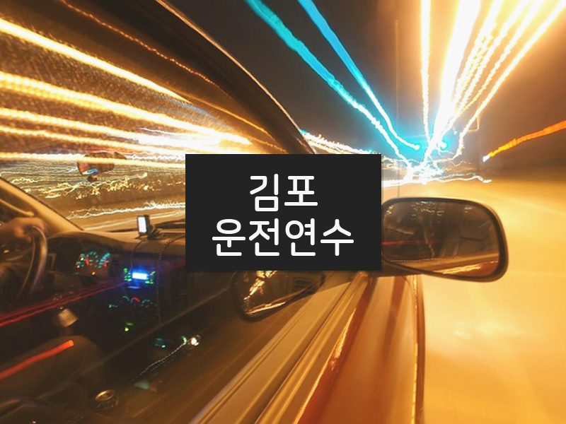 김포운전연수 후기