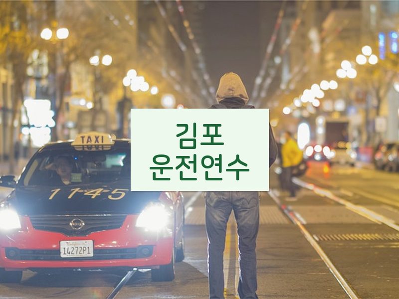 김포운전연수 후기
