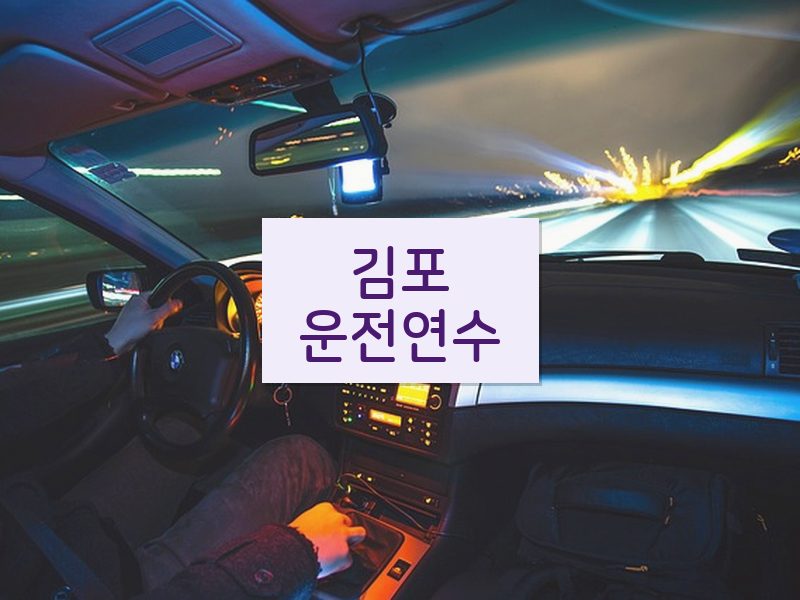 김포운전연수 후기