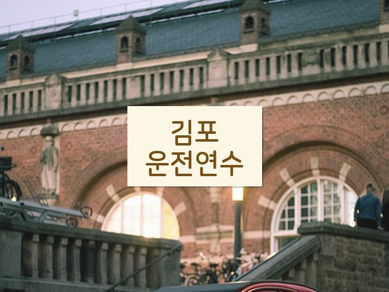 김포운전연수 후기