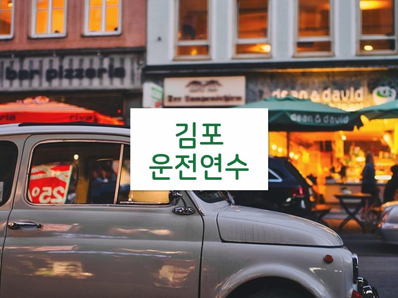 김포운전연수 후기