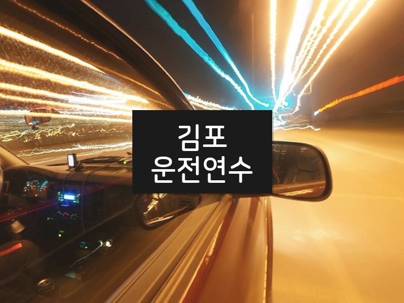 김포운전연수 후기