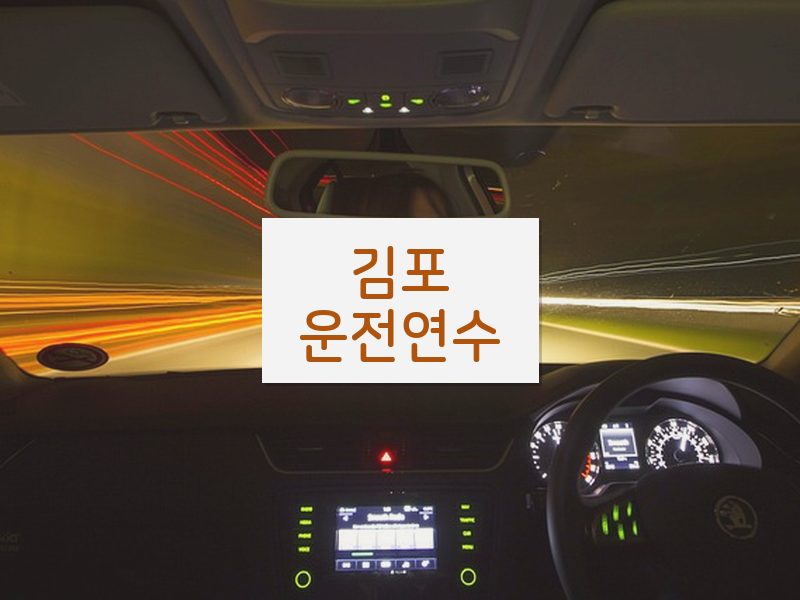 김포운전연수 후기