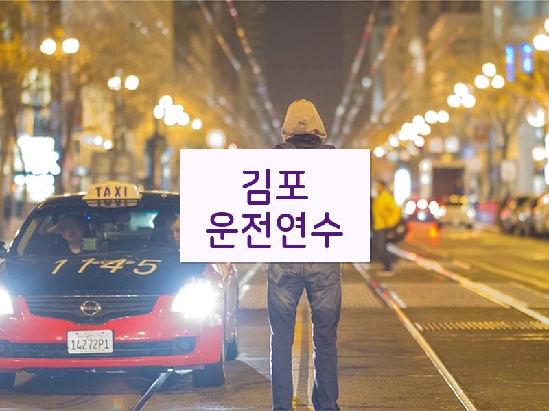 김포운전연수 후기