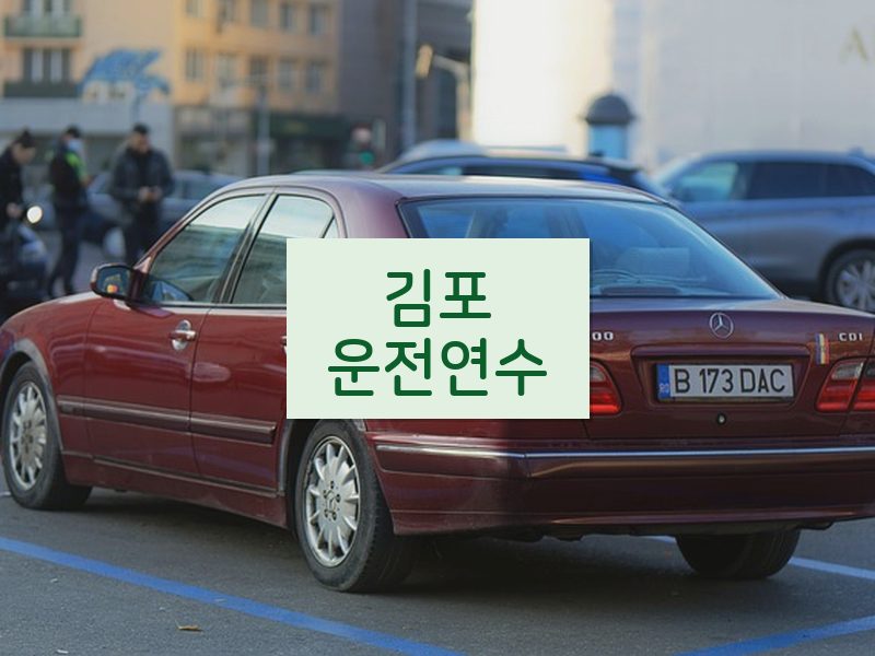김포운전연수 후기