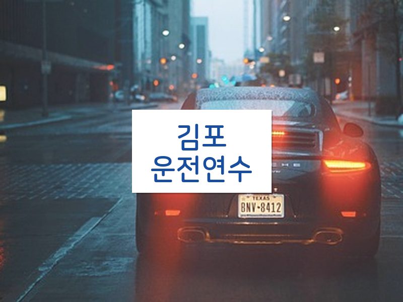 김포운전연수 후기