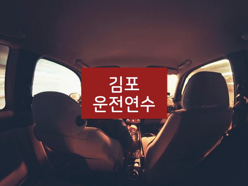 김포운전연수 후기