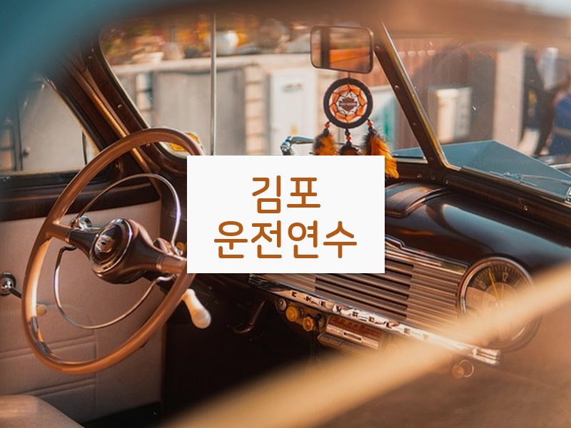 김포운전연수 후기