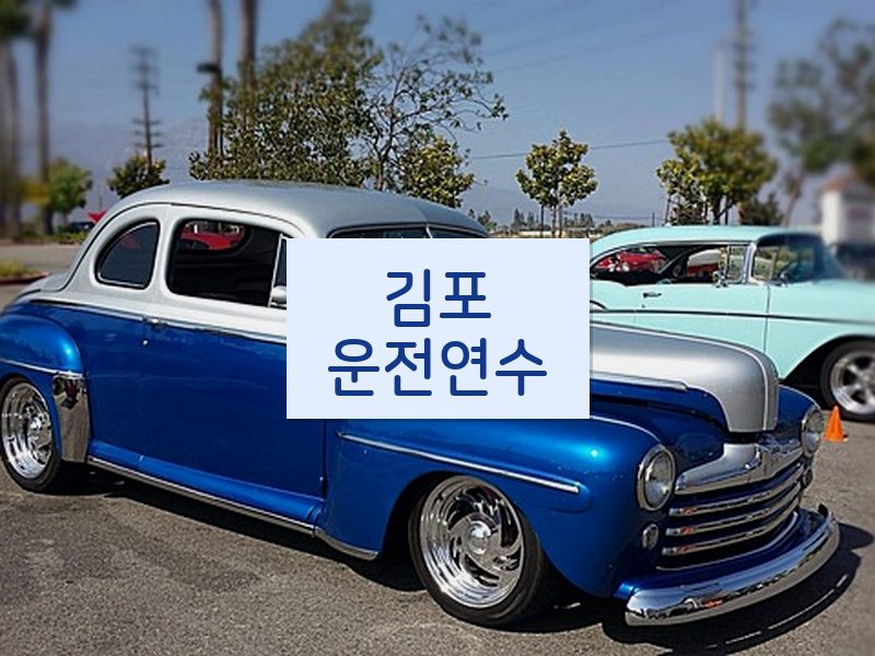 김포운전연수 후기